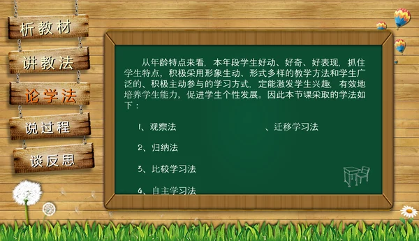 黑板风教师课件PPT模板