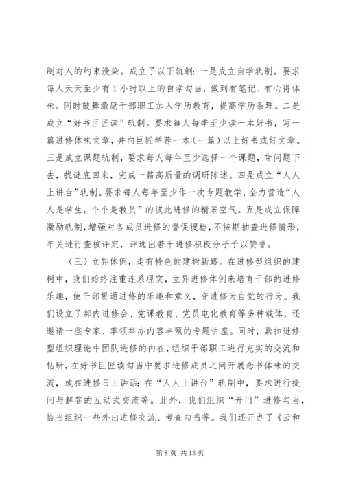 学习型组织理论与实践体会.docx