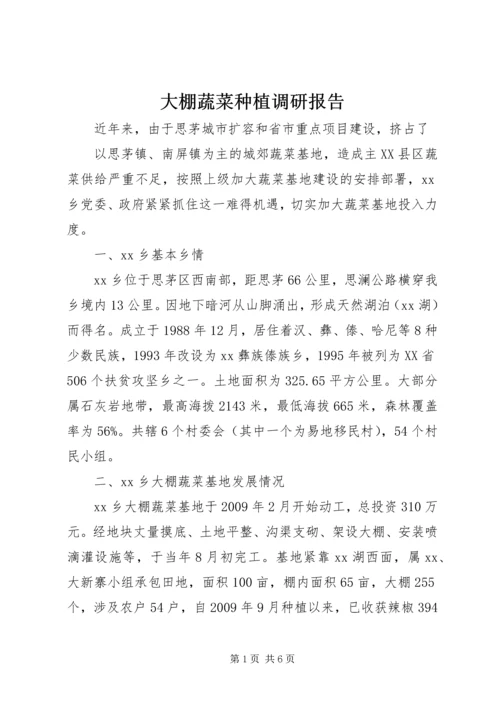 大棚蔬菜种植调研报告 (2).docx