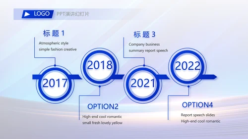 蓝色大气项目进度汇报介绍工作总结PPT