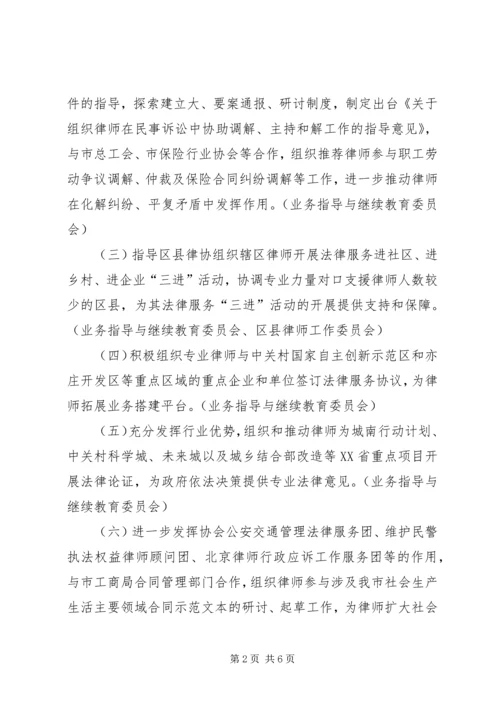 最新律师协会工作计划.docx