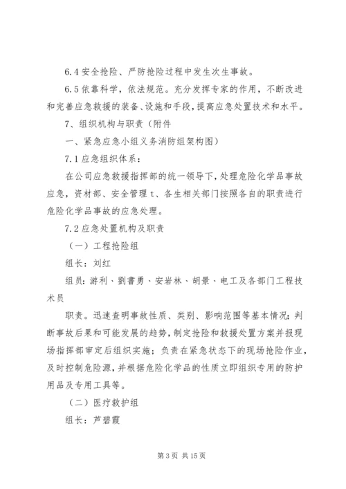 重特大危险化学品泄漏事故应急处理预案 (3).docx