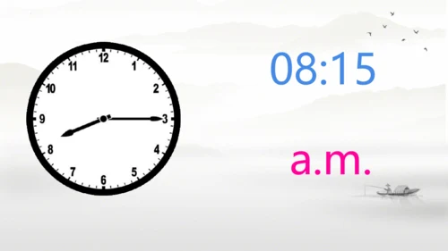 Unit 2 What time is it? Part A  Let's  learn 课件(共6