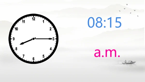 Unit 2 What time is it? Part A  Let's  learn 课件(共6