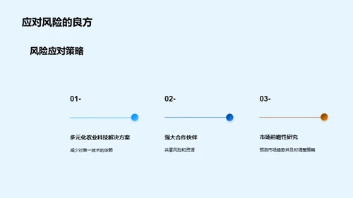 农科领域的蓝海策略