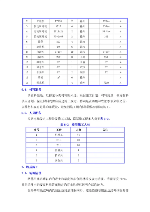 路基综合施工重点技术专题方案培训资料