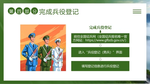 春季征兵宣传培训青春军旅梦报国正当时PPT课件