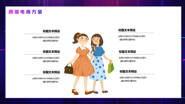 智慧跨境电商方案活动策划通用PPT模板