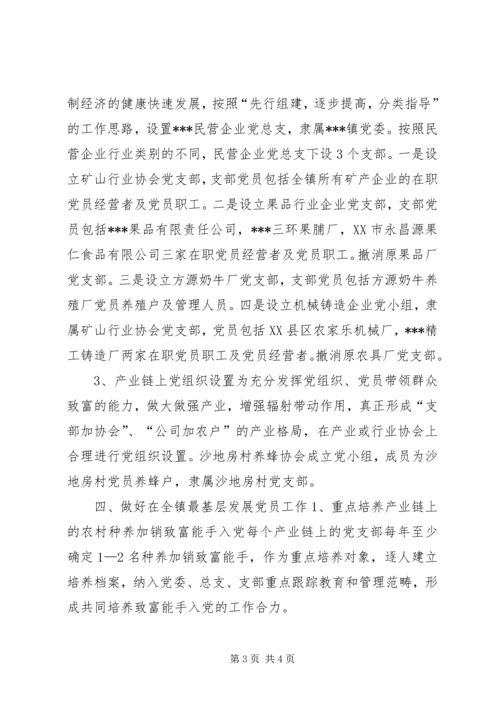 镇基层党组织合理设置实施方案 (3).docx