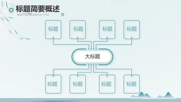 绿色中国风茶文化工作报告动态PPT