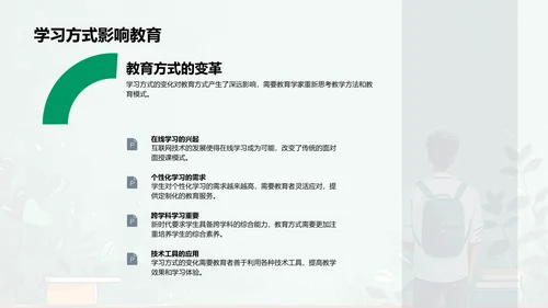 新时代教育新挑战PPT模板