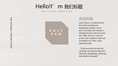 时尚木纹装饰公司通用PPT动态模板