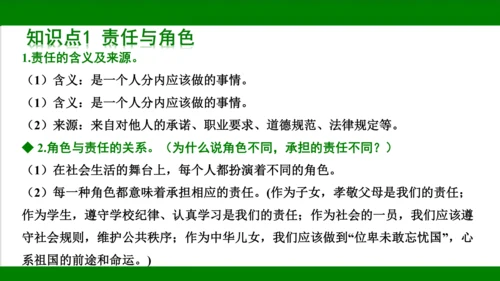 统编版道德与法治八年级上册期末复习知识梳理+强化训练  第三单元  勇担社会责任 课件（43张PPT
