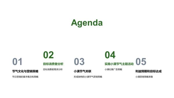 小满节气提升销售PPT模板