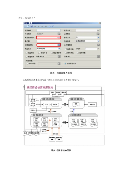 金蝶集团财务管理系统模块及功能说明.docx