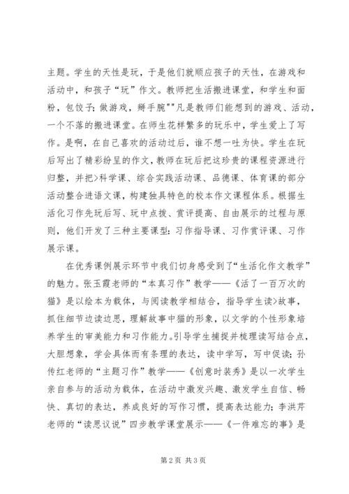 崮云湖小学写字、习作课观摩心得体会.docx