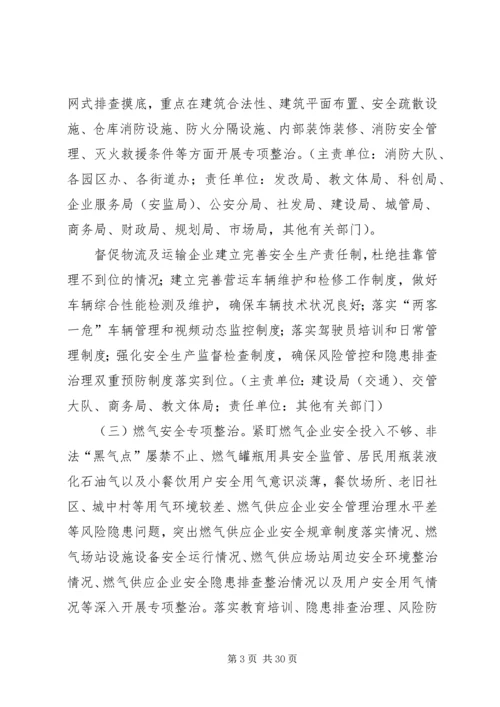 重点行业领域安全专项整治实施方案（5篇）.docx