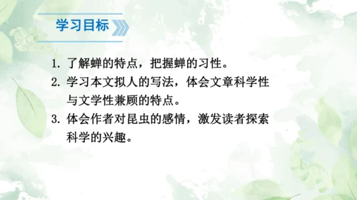 第21课《蝉》课件
