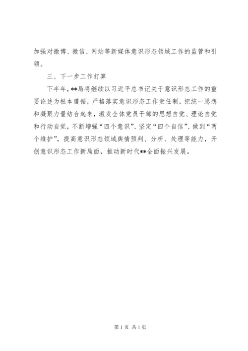 关于XX年第二季度意识形态领域情况分析研判工作报告.docx