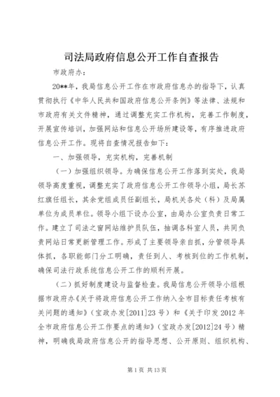 司法局政府信息公开工作自查报告_1.docx