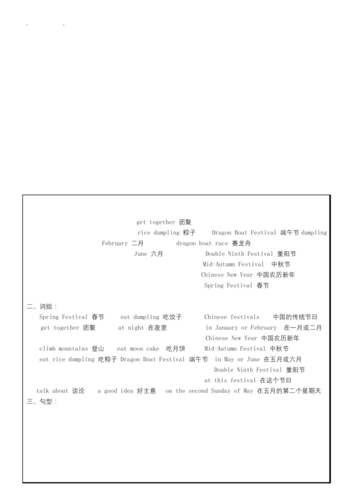 译林版五年级下英语知识点汇总.docx