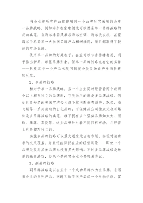 我国企业品牌战略的研究论文.docx