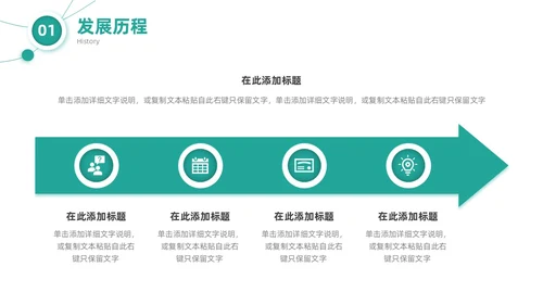 绿色微粒体简约风医疗公司介绍产品发布通用PPT模板