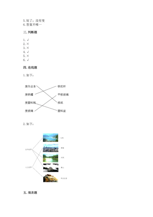教科版科学二年级上册《期末测试卷》含答案解析.docx
