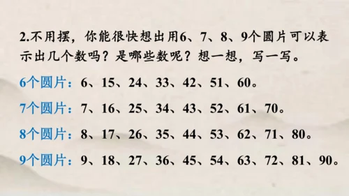 一年级下册数学综合实践 摆一摆，想一想1课件(共21张PPT)