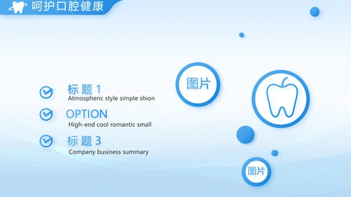 口腔健康守护计划牙科工作总结PPT