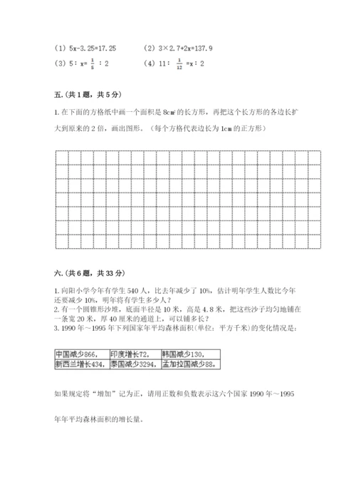 青岛版小升初数学模拟试卷及1套完整答案.docx