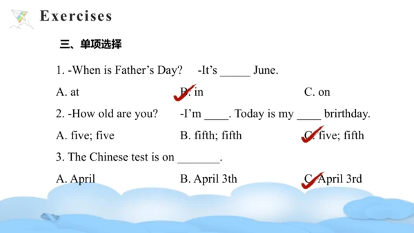 Unit 4 When is the art show Part A Let's learn课件（4