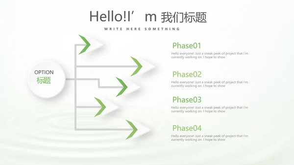 绿色清新化妆品介绍动态PPT