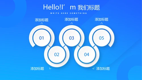 蓝色生物医学医疗动态PPT