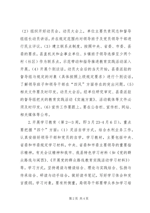 党的群众路线第一个环节工作方案.docx