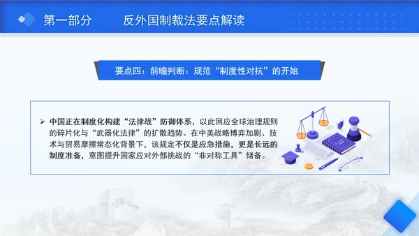 2025年中华人民共和国反外国制裁法要点解读PPT课件