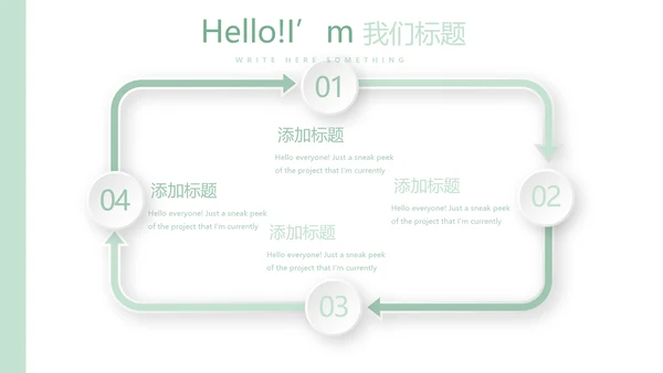 护士长工作汇报动态PPT