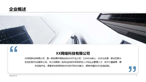 白色网络科技有限公司PPT案例