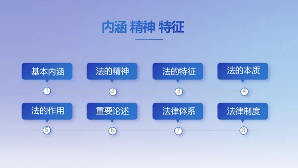 蓝色大气法律律法讲座动态PPT