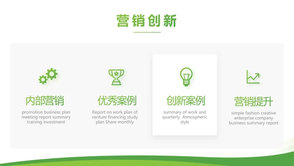 绿色大气保险公司教师工作总结计划动态PPT模板