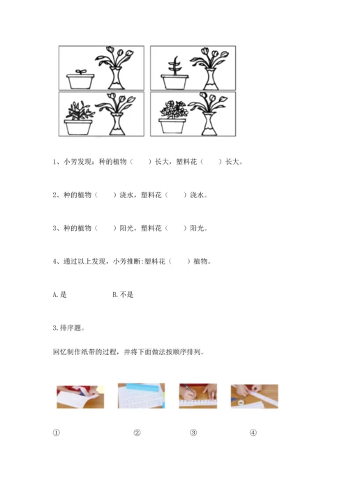 教科版一年级上册科学期末测试卷附答案【培优b卷】.docx