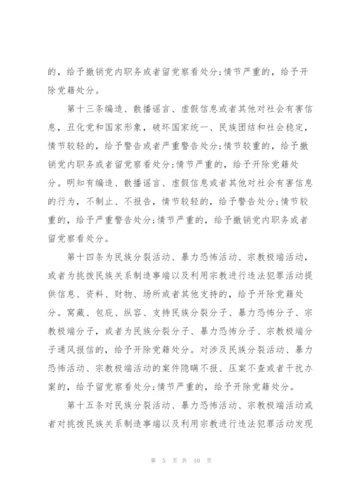 严肃反分裂斗争纪律的规定.docx