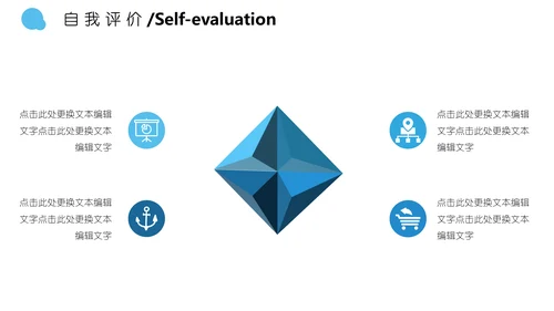 数码科技述职报告通用PPT模板