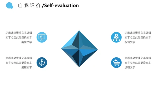 数码科技述职报告通用PPT模板
