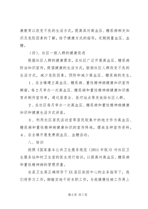 幸福镇中心卫生院慢性病防治工作计划 (4).docx