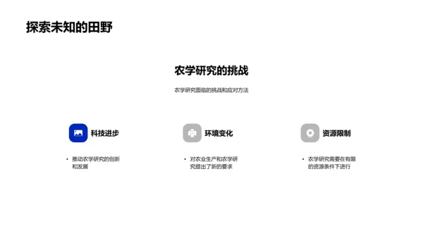 农学研究开题报告PPT模板