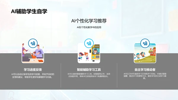 AI在教育中的应用PPT模板