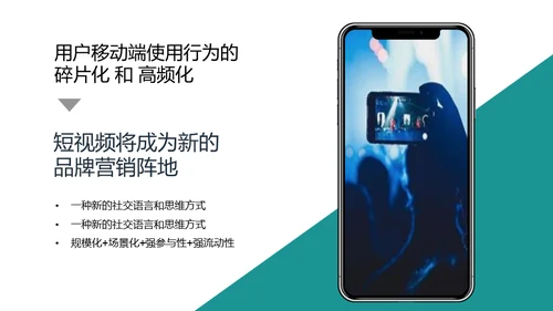 抖音短视频直播推广通用PPT模板