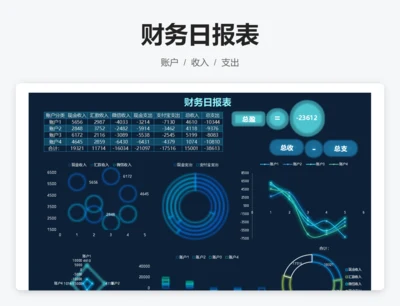 财务日报表