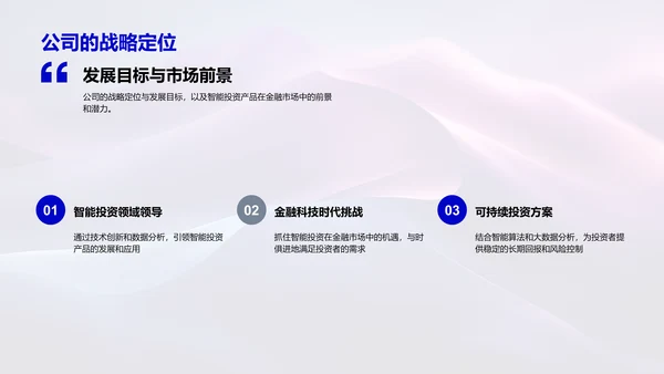 智投产品介绍PPT模板